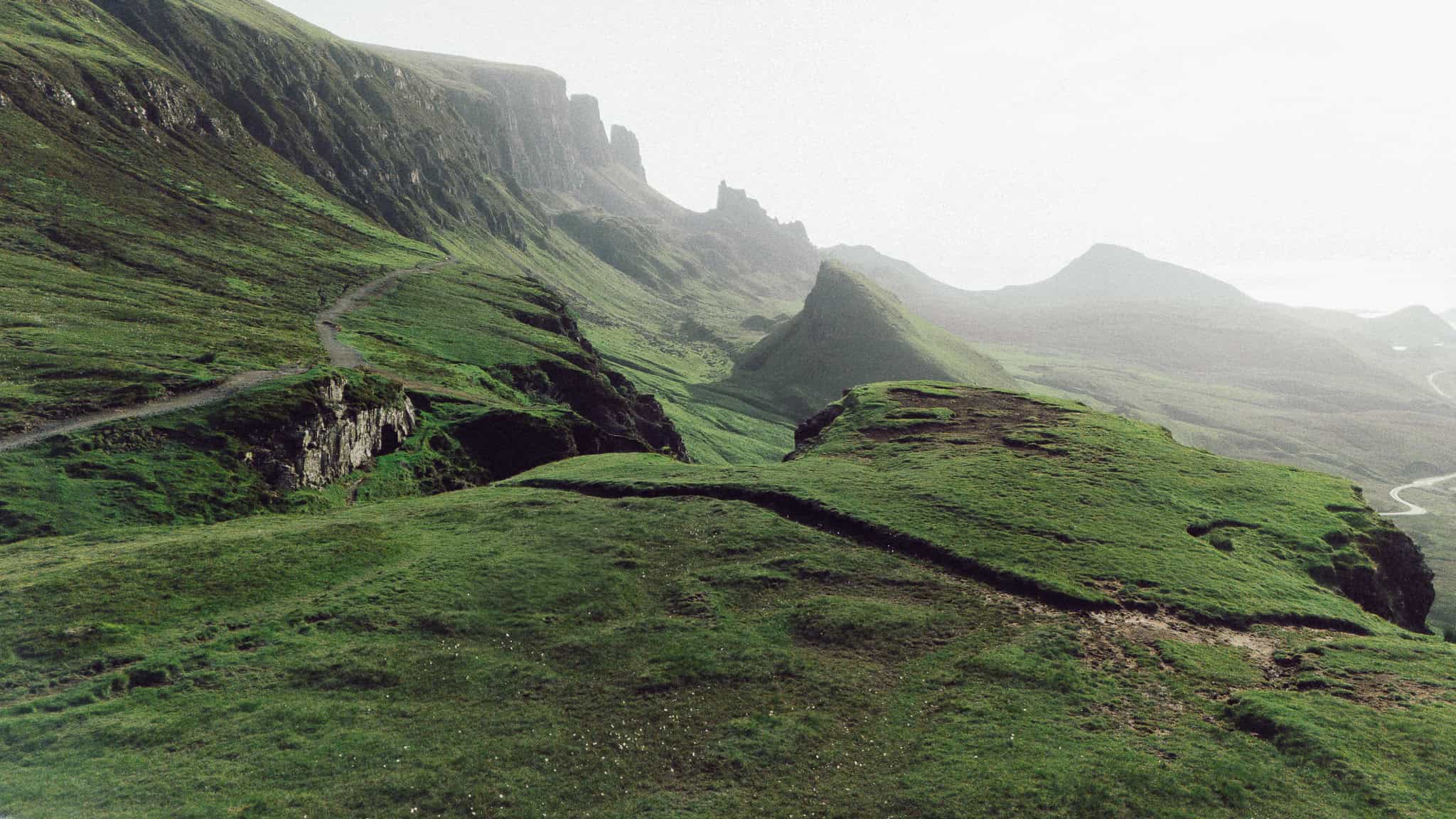 Secret proposal location on the Isle of Skye in Scotland with cinematic Highland landscape